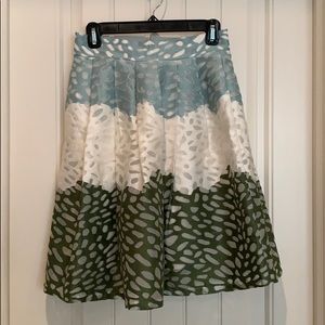 Beulah Tri Colored Skirt